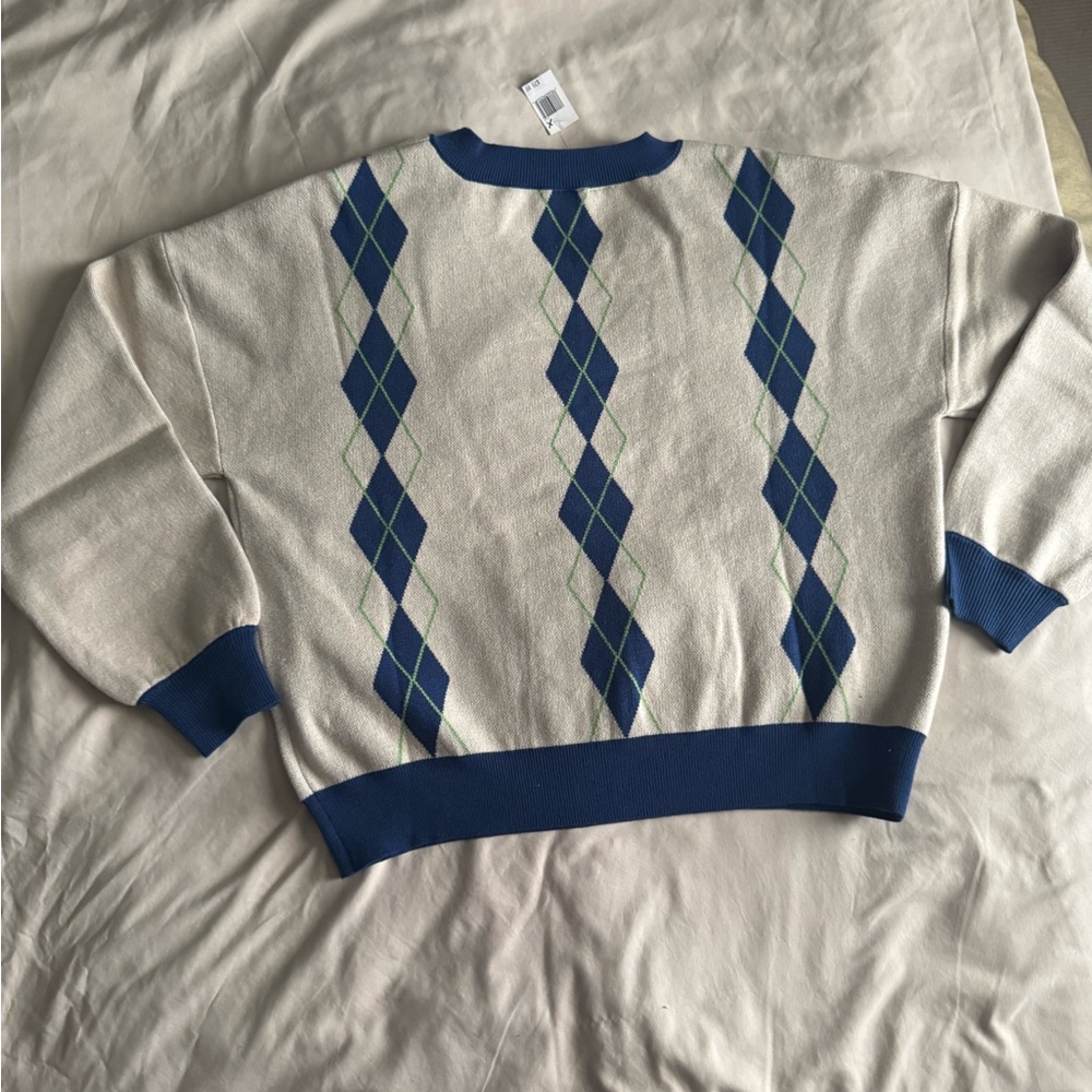 Disney Parks x Her Universe Monsters Inc Argyle Sweater - Picture 7 of 8